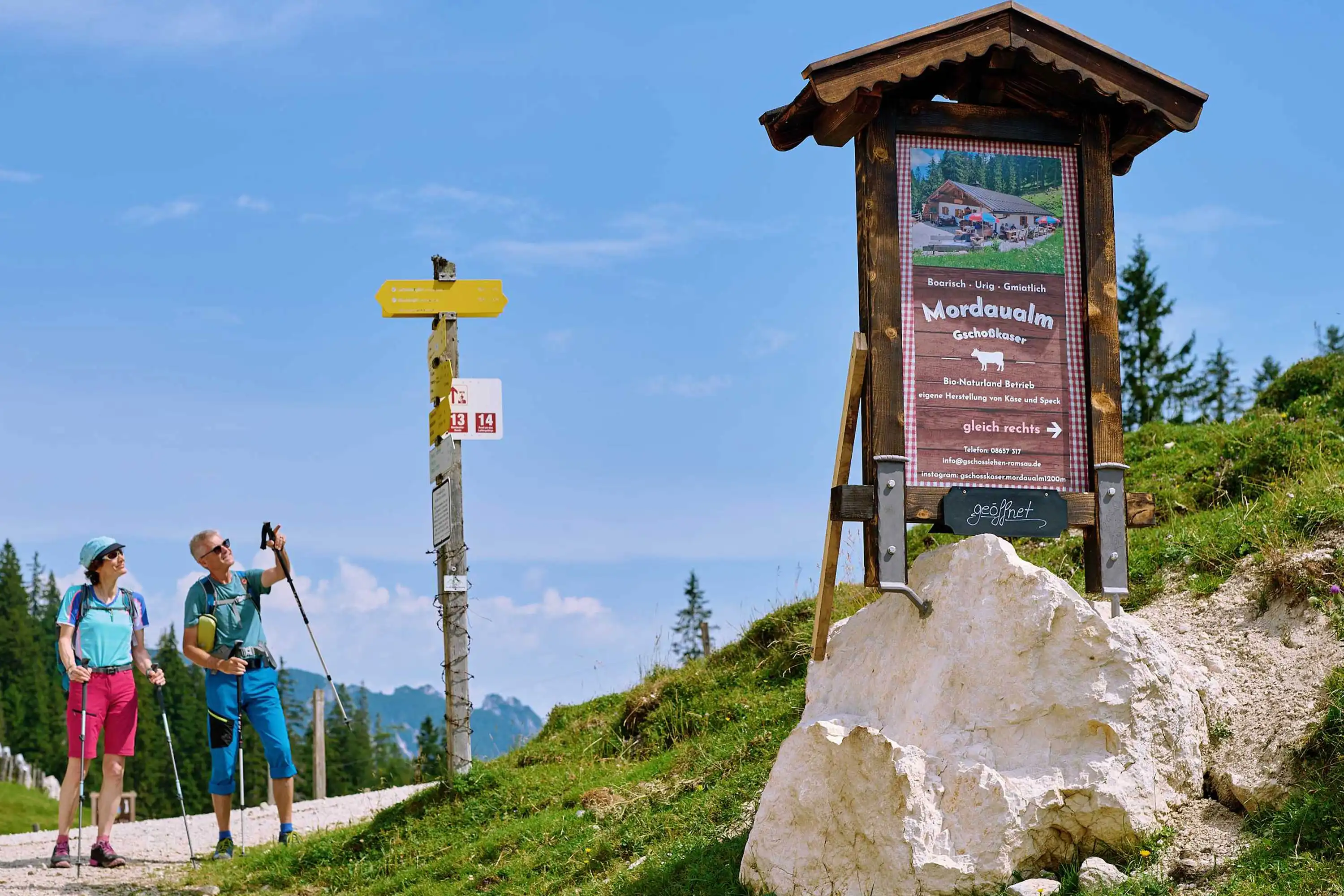 Bergtouren leicht mittel schwer für Familien Paare Bergsportler in Bayern