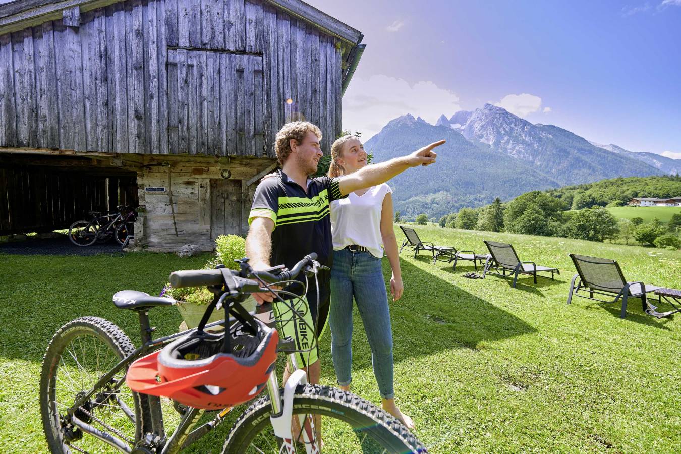 Radtour E-Bike Tour Mountainbiken Familienausflug mit dem Fahrrad