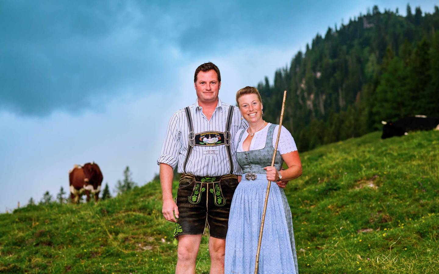 Einziger Bio-Betrieb auf der Mordaualm im Berchtesgadener Land