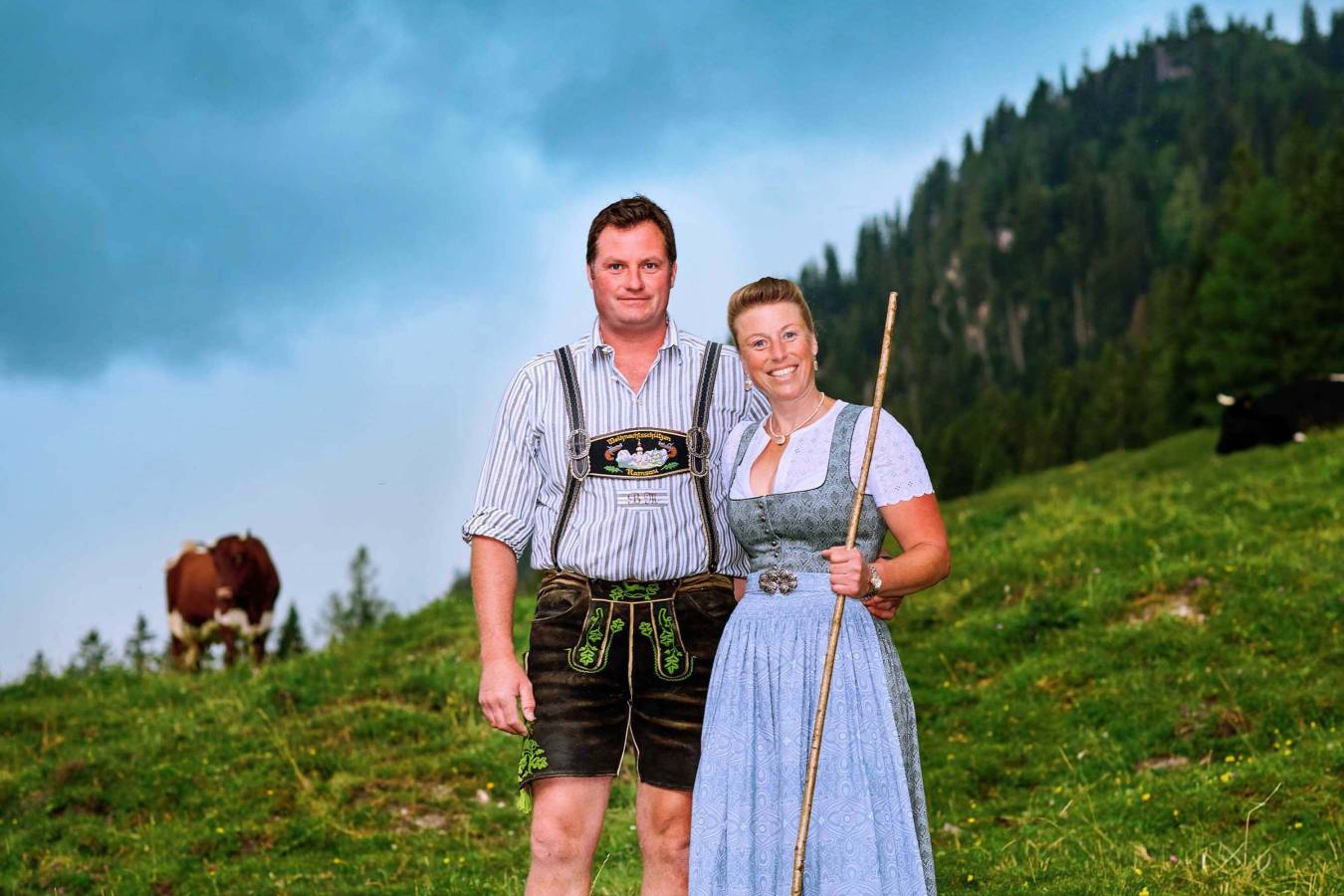 Einziger Bio-Betrieb auf der Mordaualm im Berchtesgadener Land