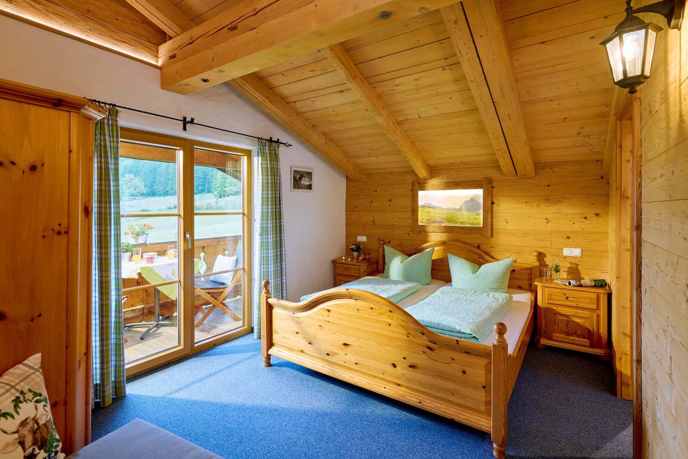 Bergwelt zum Greifen nah im Urlaub auf dem Bergbauernhof Gschoßlehen Ramsau